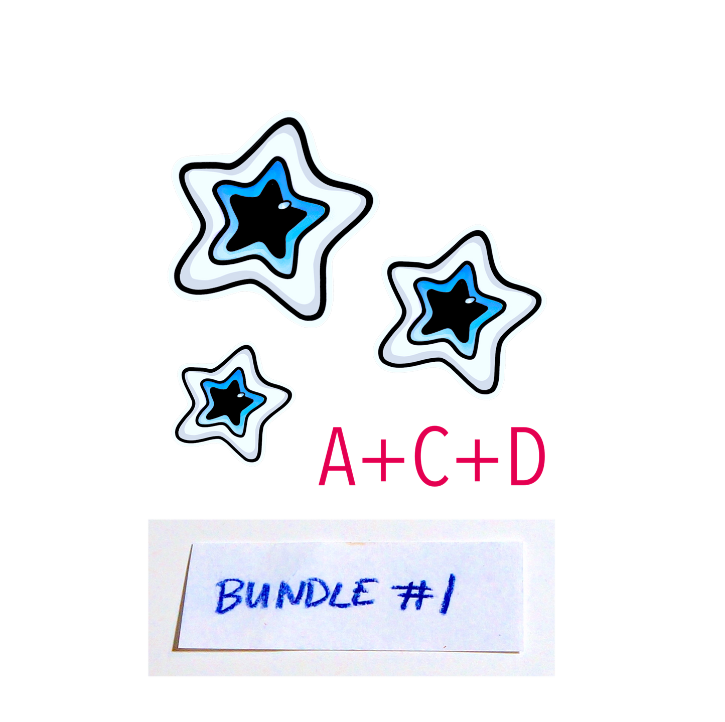 Starry Eye Sticker ★ BUNDLE #1 - 3 stickers