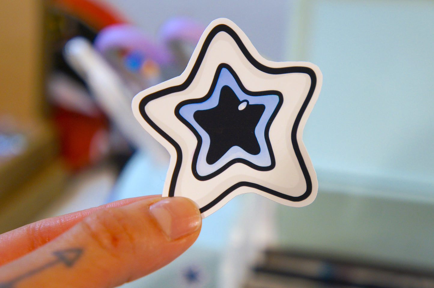 Starry Eye Sticker ✩ Size A - 2.5" - XL