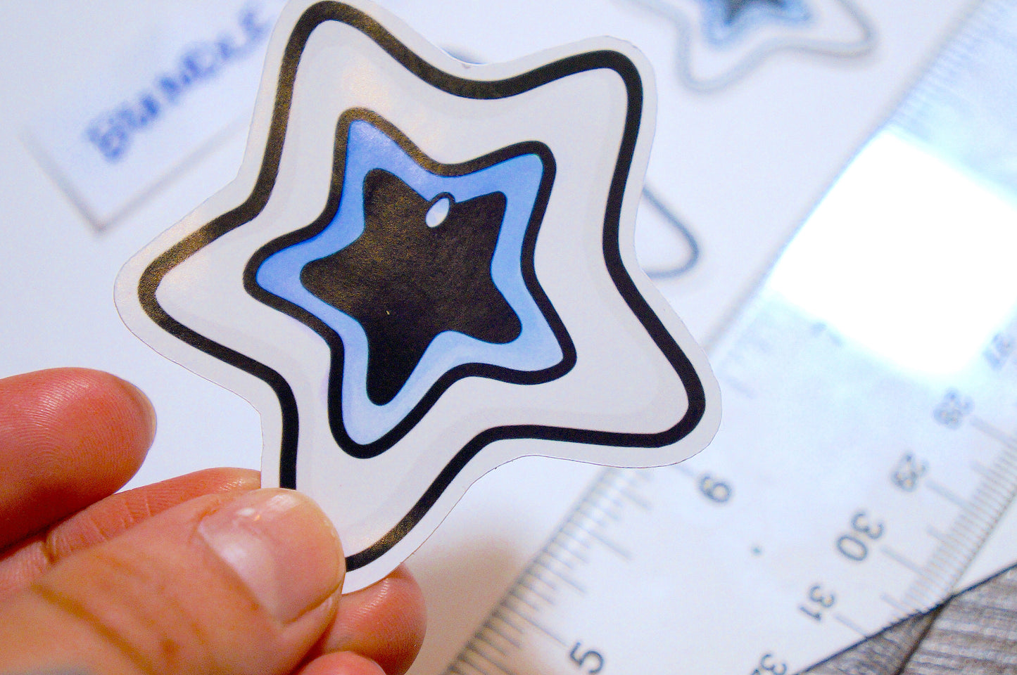 Starry Eye Sticker ✩ Size A - 2.5" - XL