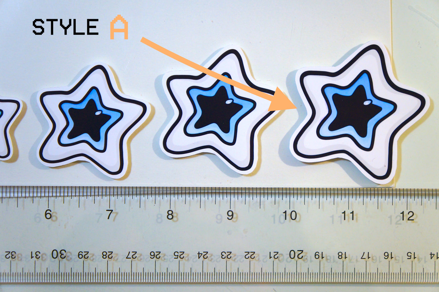 Starry Eye Sticker ✩ Size A - 2.5" - XL