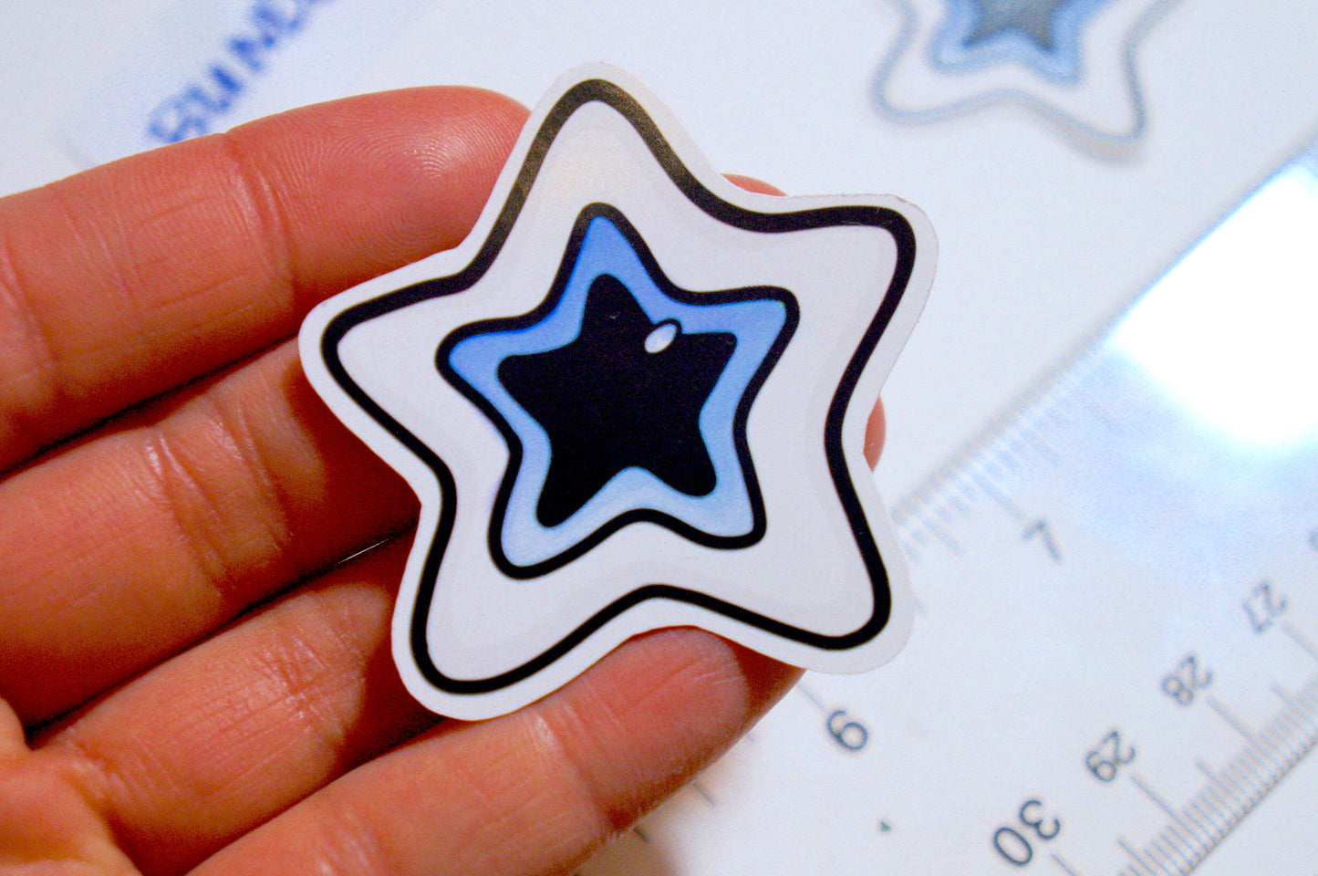 Starry Eye Sticker ✩ Size B - 2.22" - L