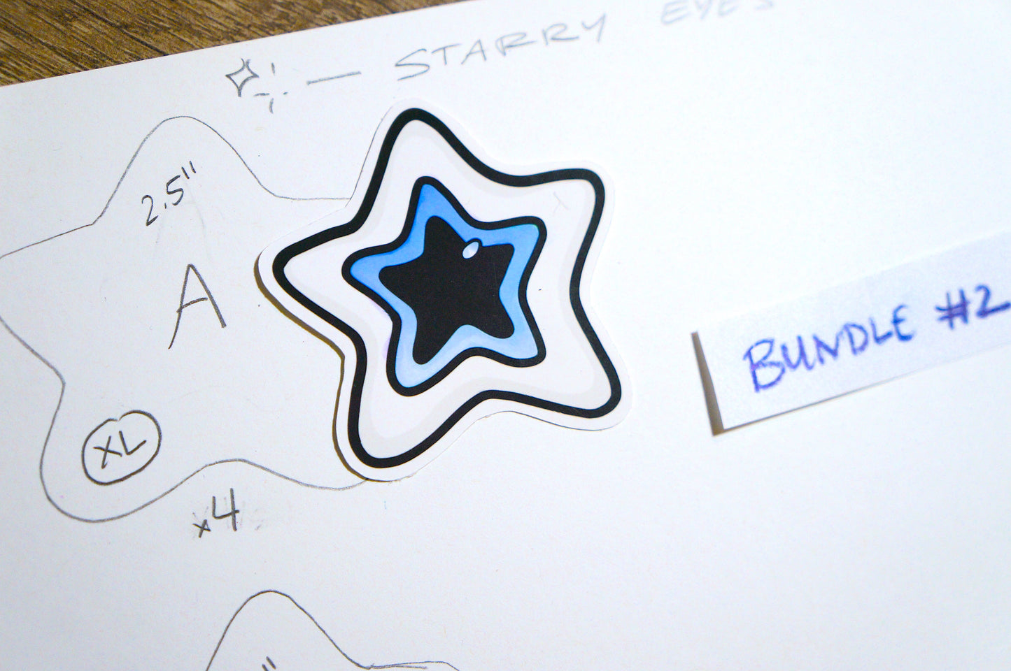 Starry Eye Sticker ★ BUNDLE #2 - 7 stickers