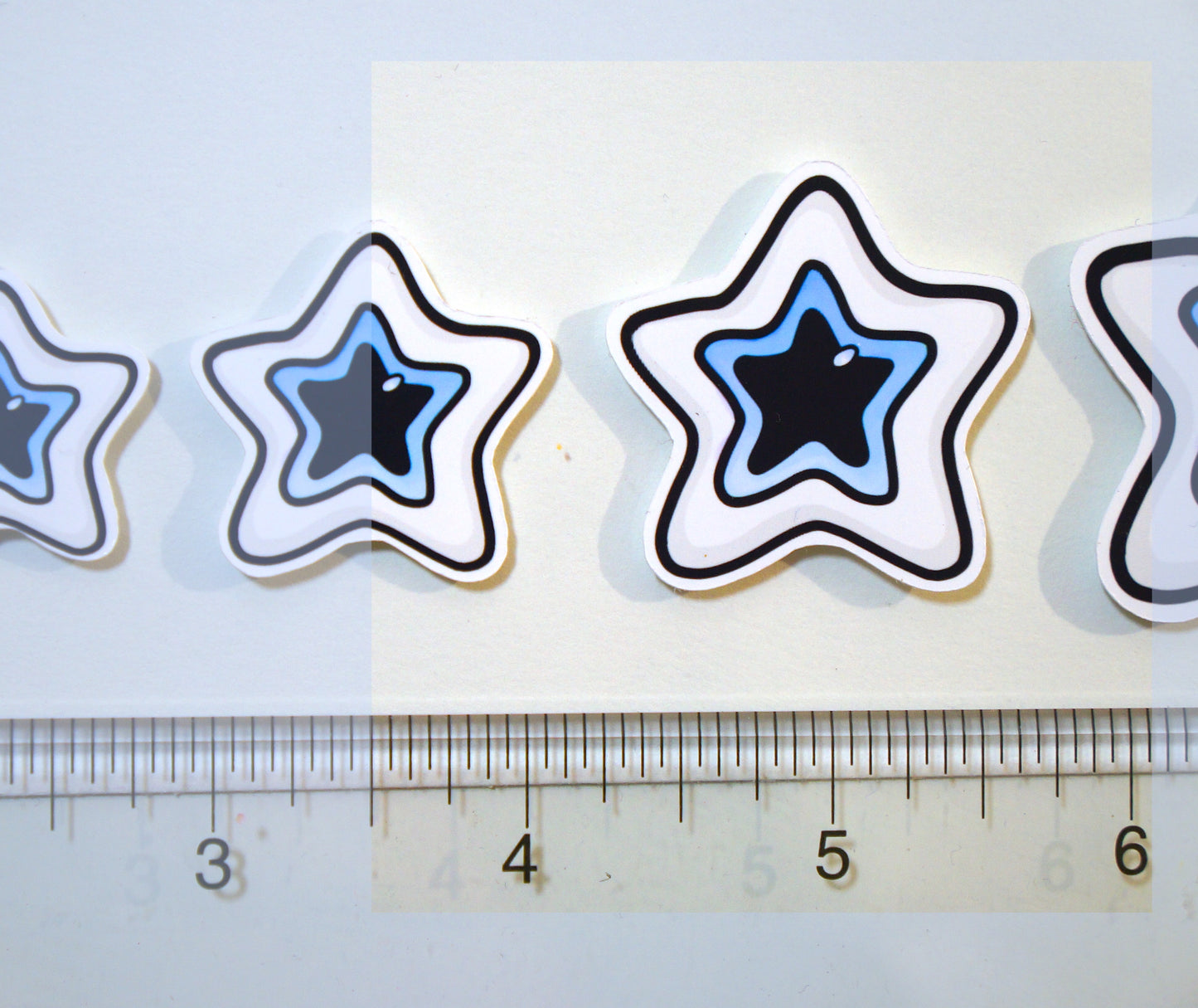 Starry Eye Sticker ✩ Size D - 1.55" - S