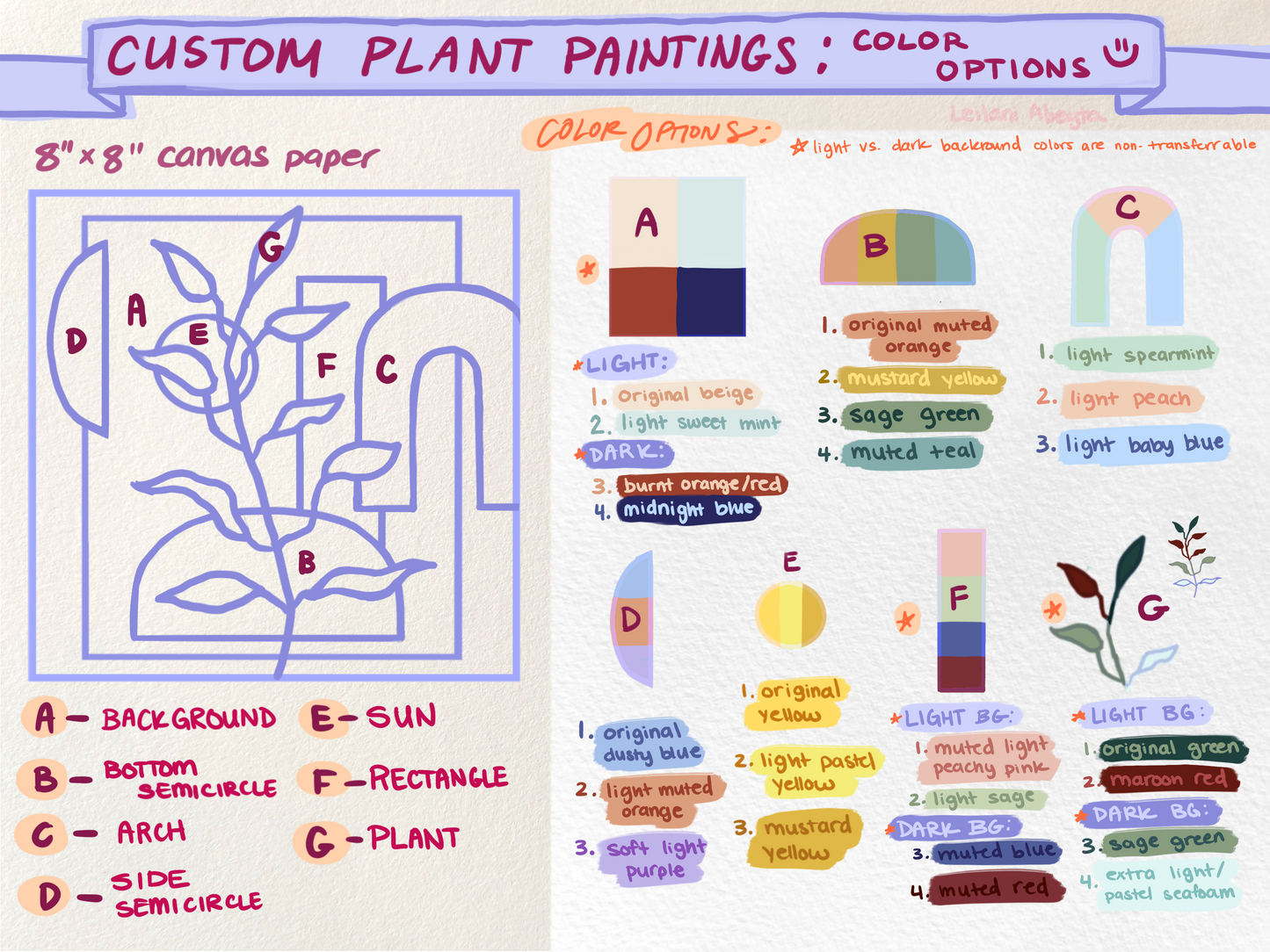 ✶ Aesthetic Plant Painting - CUSTOM ✶ Home Decor $25-$33 (8"x8")