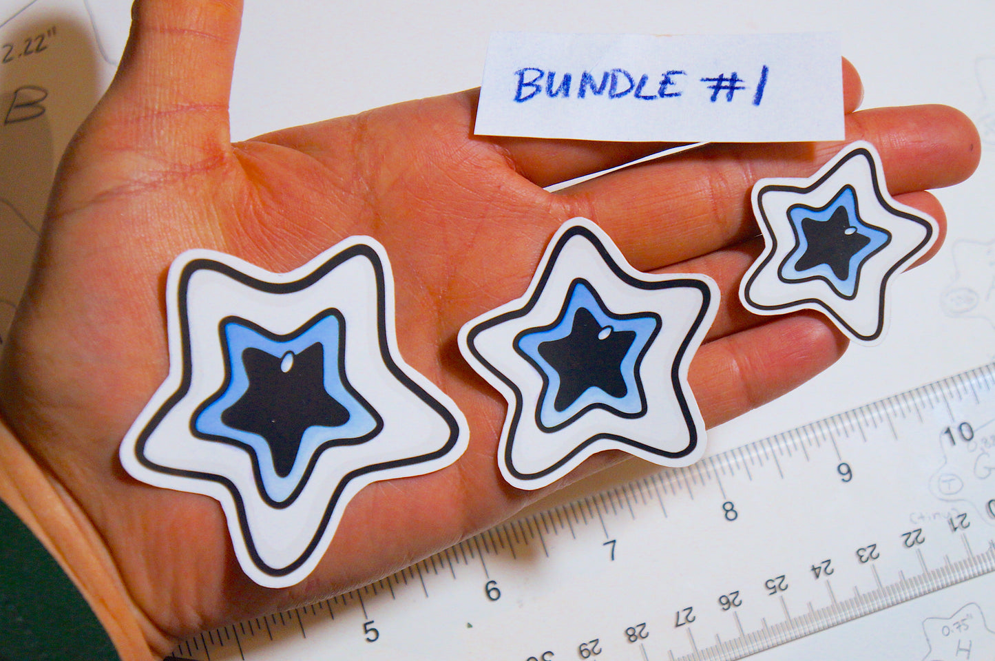 Starry Eye Sticker ★ BUNDLE #1 - 3 stickers